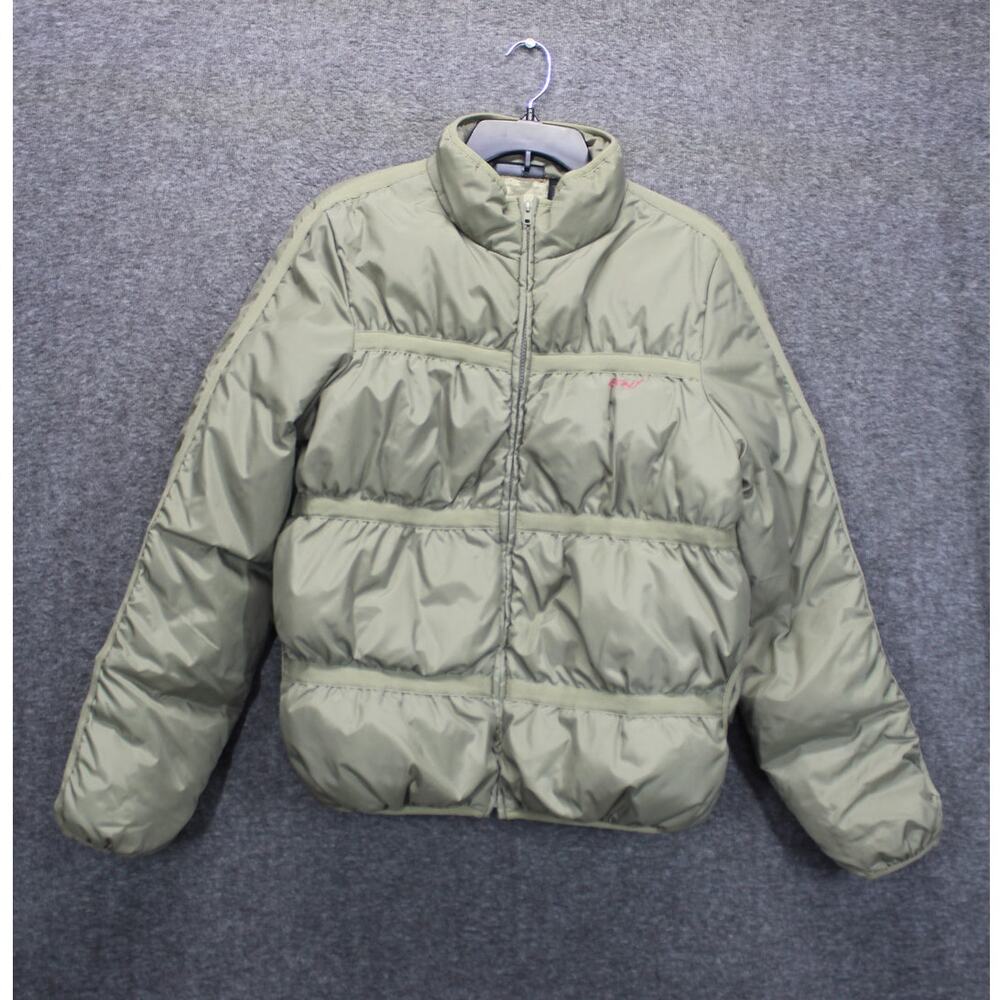 Dkny Active Womens Medium Down Puffer Jacket Green - image 1